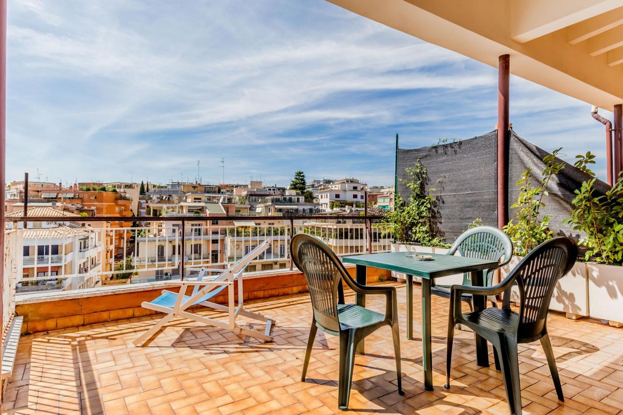 L'Attico Con Terrazza In Corso Francia Apartment Rome Luaran gambar